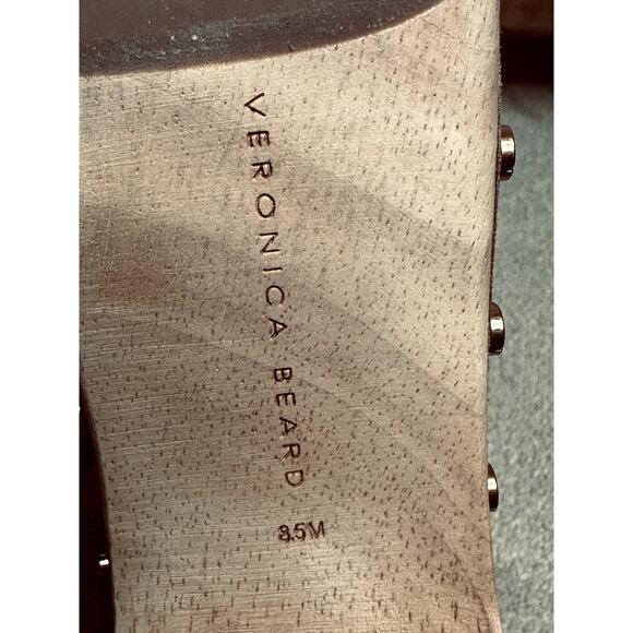 Veronica Beard Decker Suede Clog Chelsea Ankle Boots Booties 8.5 Chestnut NWOT - Picture 9 of 9